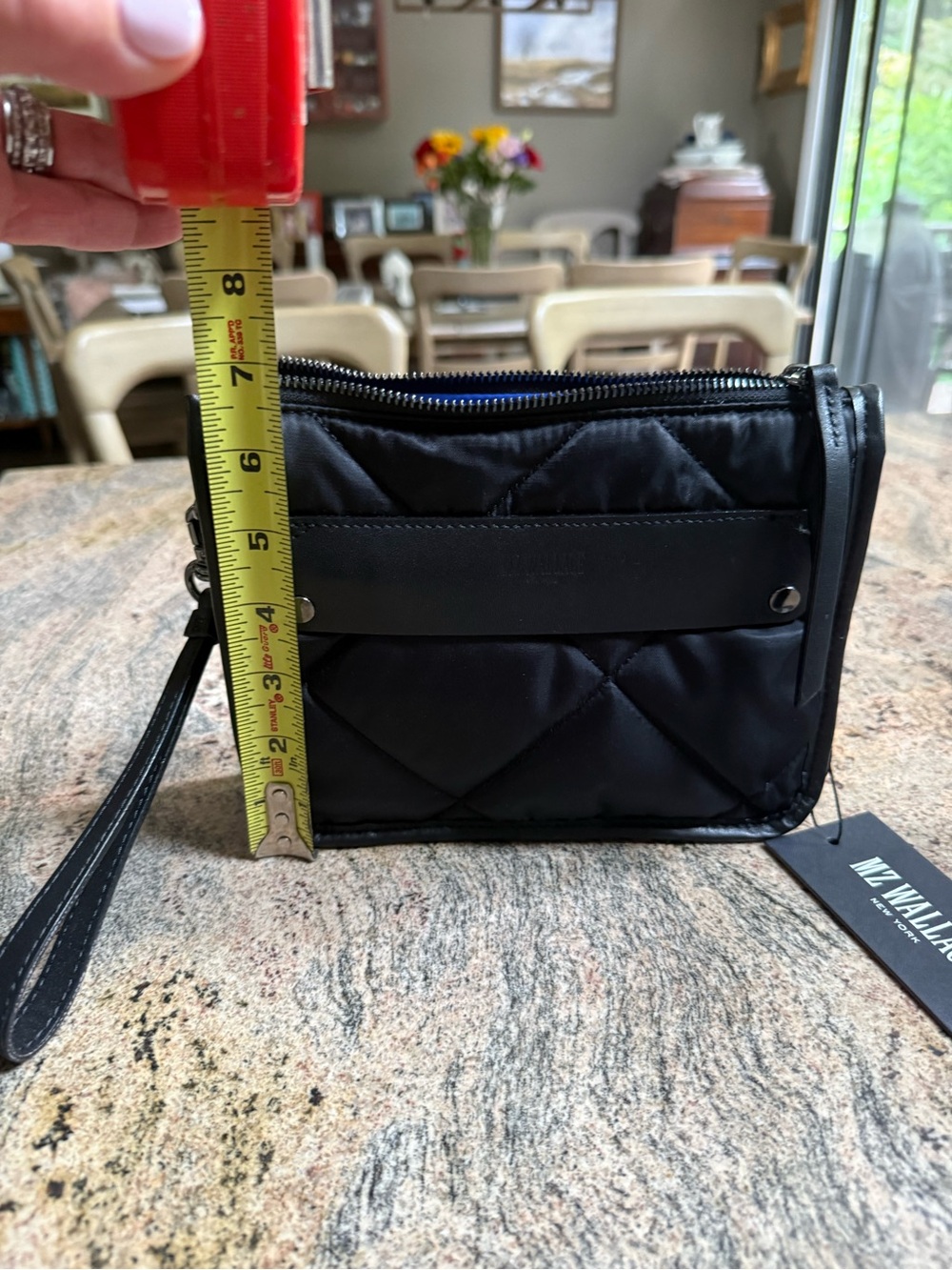 MZ Wallace Black Quilted Nylon Crossbody Bag - Picture 2 of 5